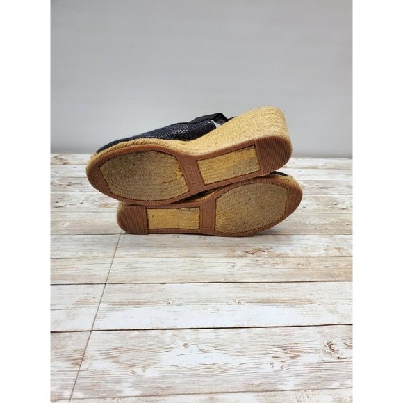 Lauren Ralph Lauren Closed-Toe SlingBack Wedge Sandals‎ Size 8 - Picture 8 of 9